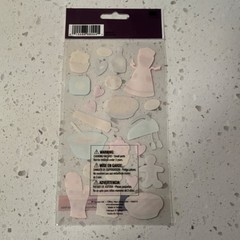 Sticko Dimensional Multicolor Food & Drink Scrapbooking Stickers SPSG053