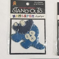 NEW Lot 3 Stand Outs Sticker Applique Iron On Dinosaurs Triceratops Brontosaurus