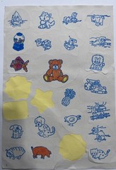 Color Me Sticker Sheets Y2K Lot of 6 Some Colored Some Missing – AS IS VTG