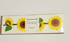 Mrs. Grossman’s Stickers Lot of 12 Strips ~Sunflower~ Sunflowers RARE HTF