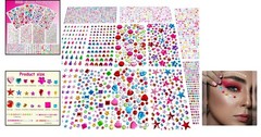 3228pcs Glamorous Self-Adhesive Rhinestone Jewel Stickers – Perfect for Crafts