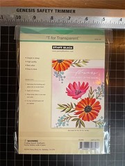 New Penny Black Rubber Stamp clear set PETAL PROFILES FLOWERS free USA ship