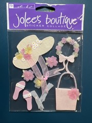 RARE Jolee’s Botique Dimensional Easter Bonnet Scrapbooking Stickers SP-JB-046