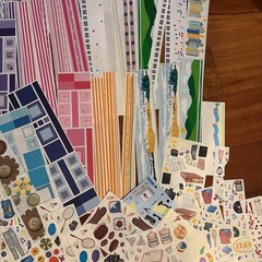 Scrapbooking Sticker Lot Stickers Creative Memories 107 Sheets Mrs. Grossman’s