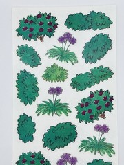 2001 Me & My Big Ideas Shrubs & Trees Nature Stickers 5.5×12 inches summer