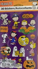 Peanuts Halloween Stickers Snoopy New Sealed 2 sheets Free Ship