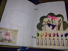 Artist Junk Journal Scrapbook USA Seller .