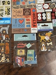 Lot Of 8 Dog Puppy Animal Pet Jolee’s Dimensional Stickers