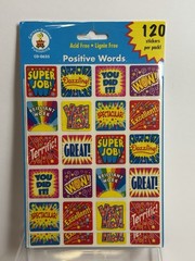 Carson Dellosa Hallmark Motivational Stickers Notepad Teacher Vintage Lot -NOS