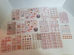 Happie Scrappie Planner Kit Notebook Journal Pin Stickers Vellum Paper Winter
