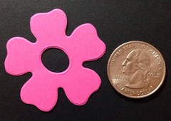 FLOWER Die-Cuts(6pc) Approx.2″Dia.•Garden•Blooms •Summer•Spring•Nature