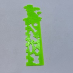 Lot/3 VTG LISA FRANK Sticker Sheet Pandas S162 Green Stencil Ruler Cats Bookmark
