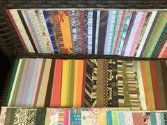 HUGE 6×6 SCRAPBOOK PAPER LOT~255 Shts.~Mixed Themes & Patterns~NEW