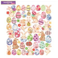 EASTER CRAFTS Easter Eggs & Bunnies Stickers – 56 pcs