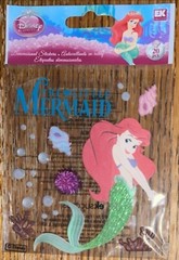 DISNEY The Little Mermaid Ariel Fish Tail Princess Character Scrapbook Stickers