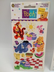 Sandylion Winnie Pooh Kromekote Stickers Tigger Eeyore Piglet Picnic Rainy NEW