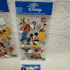 DISNEY EK Success Scrapbook Stickers Mickey Mouse and Friends Lot Of 6 Packs NEW