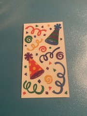 Vtg Frances Meyer Party Hats Sticker Mod