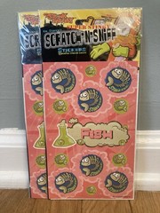 Lot of 45 Retro Style Nostalgic Stink Factory Scratch Sniff Stickers Sealed NIP