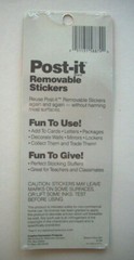 Garfield Christmas Post-it removable stickers unopen
