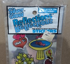 NIP Vintage 1983 GORDY INT’L Reflections Mylar Elephant Bird Heart Stickers