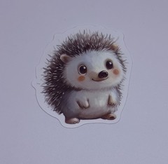 Cute Baby Hedgehog Animal Sticker Vinyl Decal Journal Wall Fun Art Decor Tc9