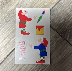 Mrs. Grossman’s Stickers Christmas Elves 1/2 Sheet