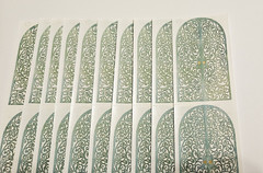 Mrs. Grossman’s Stickers Lot of 10 Strips ~Wrought Iron Gate Paper Whispers~2000