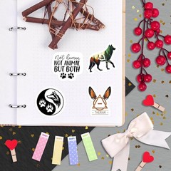 100pc Therian Stickers – Waterproof Vinyl Decals for Laptops & Water Bottles