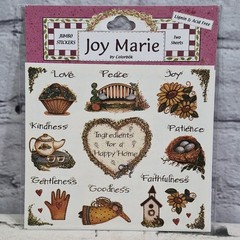 Joy Marie Retired Stickers Angel Home Kindness Love 2 Sheets New In Package