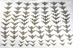 86 PCS Vintage Metal Book Corner Protectors for Scrapbooking Albums filigree lot