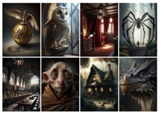 16 Pcs Harry Potter Tags Junk Journals Scrapbook Usa Seller