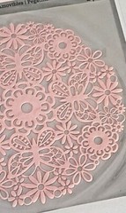 Recollections Sophia Collection PINK 6″ Doilies Removable Stickers – 2 pcs