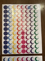 Vintage Smiley Face Stickers American Greetings, AGC, Partially Used
