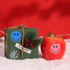 1500 Pcs Happy Smile Face Stickers for Kids,3 Rolls Classroom Incentive Reward D