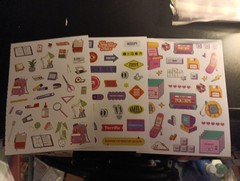 3X STICKERS FOR SCRAPBOOKING/JOURNALS 19X14 CM (ST274)