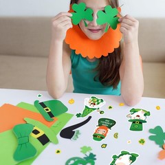 48 Sheets St. Patrick’s Day Stickers Make A Face Stickers Make Your Own Leprecha