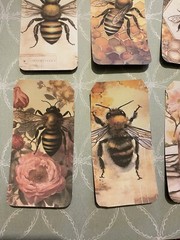 6JunkJournal Tags, Junk Journal Supplies, Scrapbooking, bees tags