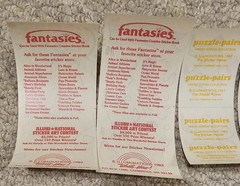 Lot 35 Vintage Illuminations Stickers 1979 81 83 84 Fantasies Teddies Frog NOS
