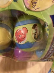 Disney/Pixar CARS TOY STORY MONSTERS NEMO 8 Easter Sticker Filled Eggs New (2)