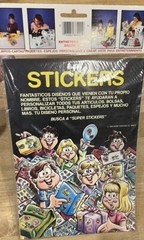 Vtg 1983 JUANA Celebrity Stickers Sealed Mark I Name Stickers