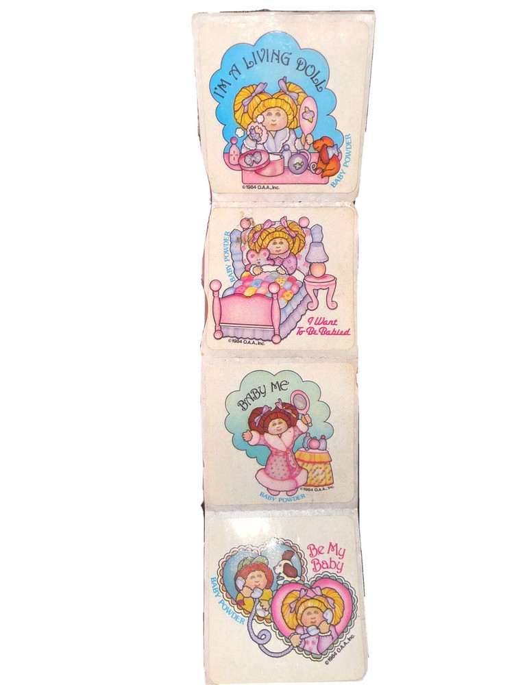 Vintage 1980’s Scratch n Sniff Sticker Lot – Cabbage Patch Kids