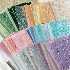 26Pcs DIY Diary Decor Accessories Handmade Scrapbook Paper Craft Textured Paper.