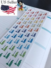 Cleaning, Washing, Dinner, Sweet Home Icon Handmake Erin Condren Planner Sticker