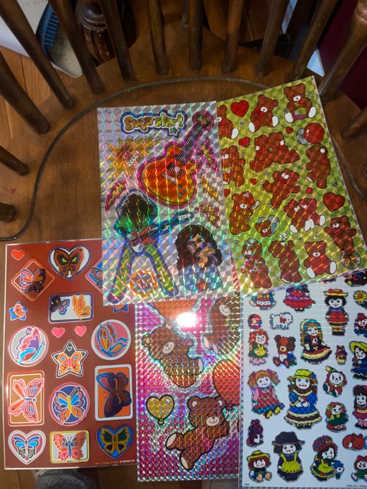 Vintage Mark 1 Large Sticker Sheets Unused Lot of 5 1983