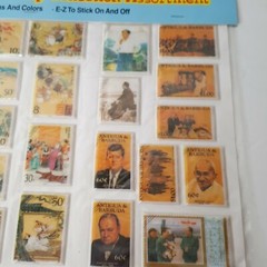 Puff Stick Ons International Stamp Collection Puffy Stickers Sealed