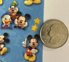 MICKEY MOUSE & FRIENDS Stickers(17pc)Disney•Donald Duck•Goofy•Cartoon•Daisy Duck