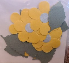 4 Sets Die-Cuts Craft Embellishments Scrapbook, Cards My Sunshine, Flowers #63