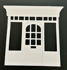 Storefront Die Cuts * Set of 12 * Black, White or Kraft Cardstock * Fun Design!