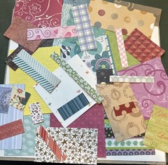 Scrapbooking, Card Making, Junk, Journaling, Scrap Paper, Mixed Lot￼